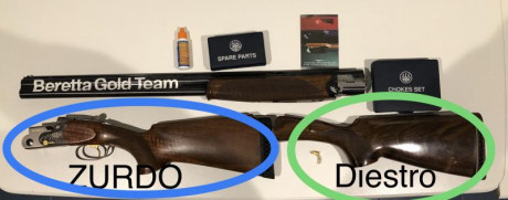 Hola,
Vendo escopeta BERETTA 682 GOLD E (con 2 culatas para ZURDOS Y DIESTROS). Longitud de cañón 71 cm 01