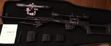 SE VENDE rifle IZHMASH TIGR calibre 7,62x54r (el famoso y efectivo calibre ruso), en perfecto estado estético 02