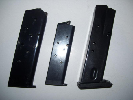 Hola
pongo aqui una relacion de cargadores de arma corta que tengo para vender y sus precios,
ire poniendo 30