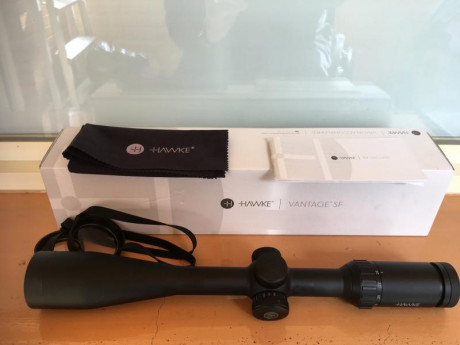VENDO VISOR HAWKE 6-24X44 VANTAGE SF- cruceta HALF MIL DOT EN PERFECTO ESTADO

PRECIO 200.-€

montura 02