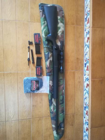 Vendo réplica airsoft M700 de la marca Kj Works. En perfecto estado.

Incluye:

Cañón de precisión 
Dos 02