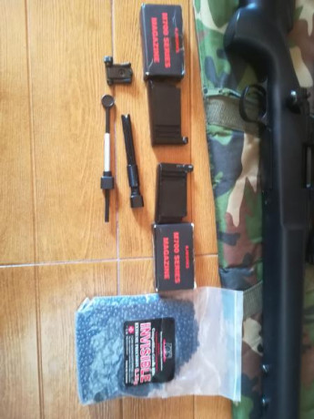 Vendo réplica airsoft M700 de la marca Kj Works. En perfecto estado.

Incluye:

Cañón de precisión 
Dos 01