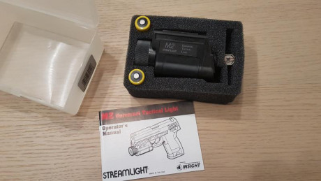 Hola, vendo linterna Streamlight modelo M-2 (UTL), para la pistola Heckler & Koch USP o USP Compact, 02