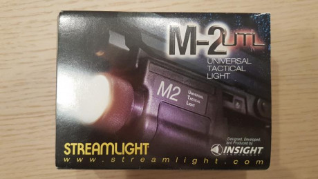 Hola, vendo linterna Streamlight modelo M-2 (UTL), para la pistola Heckler & Koch USP o USP Compact, 00