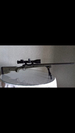 Mi amigo Jaime vende este maravilloso Rifle cañón 26” 66 cm,mira 3,5-25x56,tubo de 35mm,torretas balísticas,anillas 01