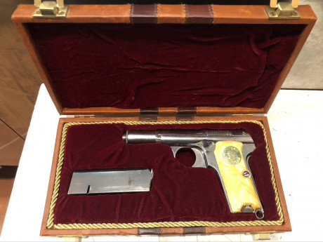 Vendo mi astra 300 niquelada 9 corto muy a mi pesar para financiar otros proyectos
Tiene poco uso se puede 00