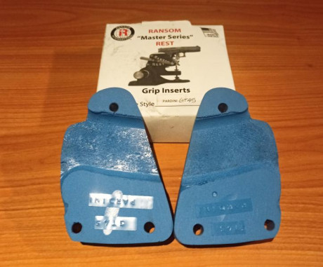 "Grip Inserts-Ransom Rest" para Pardini GT9. El accesorio ideal para todo poseedor de dicha 01