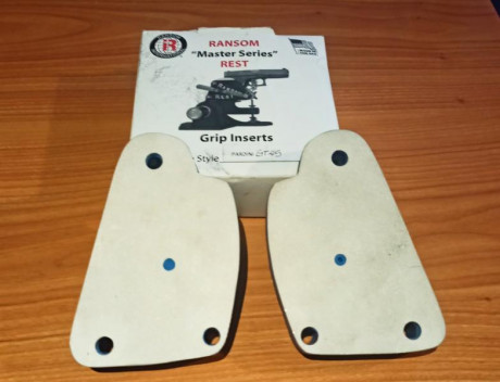 "Grip Inserts-Ransom Rest" para Pardini GT9. El accesorio ideal para todo poseedor de dicha 00