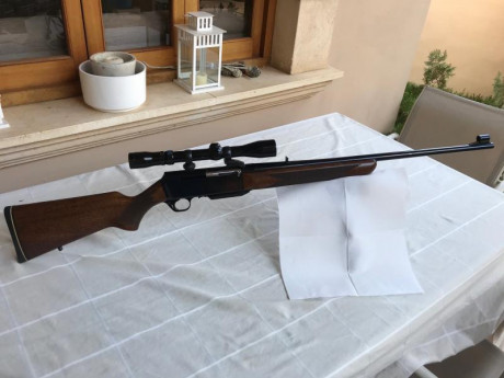 Cedo Browning Bar 300 WM. No ha llegado a los 50 tiros. Lo cedo porque nunca voy a monterias o batidas, 11