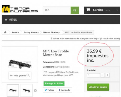 Guardamanos y base
30€ 31