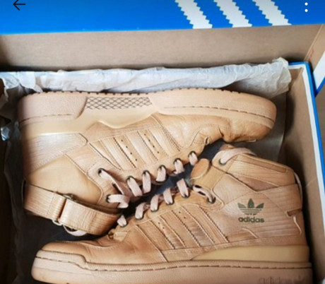 En venta zapatillas tipo semi bota Adidas Forum HI-Liz en piel talla 42, modelo de 2007 descatalogadas, 01