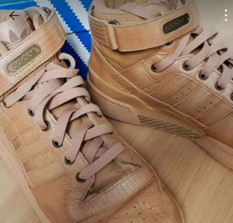 En venta zapatillas tipo semi bota Adidas Forum HI-Liz en piel talla 42, modelo de 2007 descatalogadas, 00