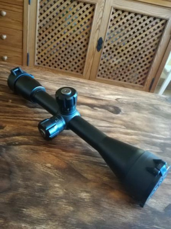 Hola a todos,
Vendo este visor BUSHNELL 10x40, con torretas tácticas y retícula MilDot. También lleva 01