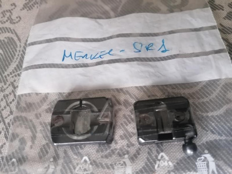 Vendo el siguiente material.


- Bases Apel para Merkel SR1.  ....  60 €
- Bases Apel para Browning o 10