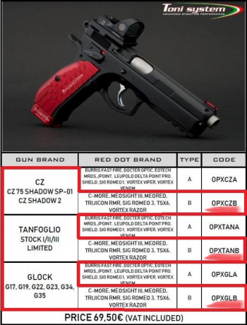   Red Dot TONI SYSTEM ZR-8 8 MOA. IPSC  
Precio : 320,00€
 PUNTO ROJO TONI SYSTEM ZR-8 8 moa.jpg 
 NUEVO 01