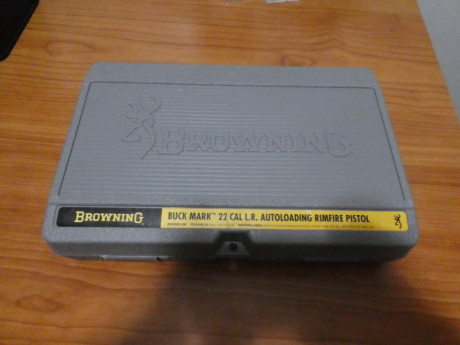 Venta de pistola Browning  buck mark
Calibre 22l.r.precio 350€ + gastos de envio
Tef:629164684 Juan Ramon 02