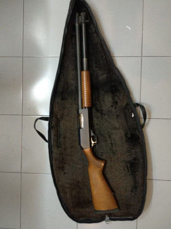Buenas a todos.
Un buen amigo vende esta escopeta de corredera marca FABARM de calibre 12. Está en muy 00