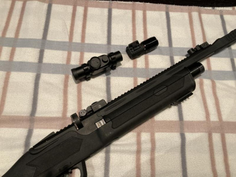 Vendo Hatsan Vectis en 6,35 como nueva, sin apenas uso (50 tiros aprox). Se incluyen 3 cargadores + reddot 00