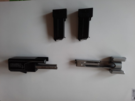 Vendo Pistola de tiro olímpico Pardini del 22 con kit del 32. El arma a disparado muy poco, es del 09 11