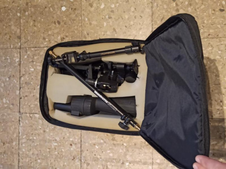 En venta telescopio terrestre BUSHNELL SPACEMASTER de 20-45 aumentos. Calidad óptica extraordinaria. Aumentos 02