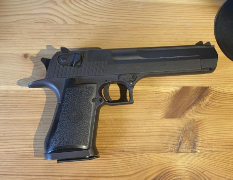 Vendo Desert Eagle 44 Magnum 
Perfecto estado,incluye un cargador y maletín genérico 
No se acepta cambio 02