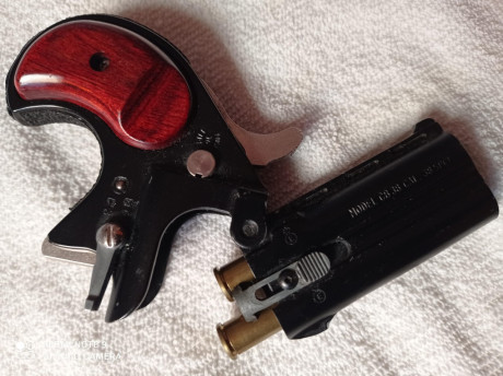 Derringer del calibre 38 special, guiada en A, no se puede guiar para tiro olímpico, pocos tiros, no se 00