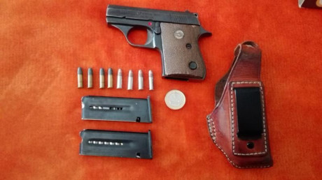 EN GRANADA
Astra modelo 7000,
calibre.- 22LR
Comprada nueva en el año.- 1993
poseo licencia tipo A y guiada 00
