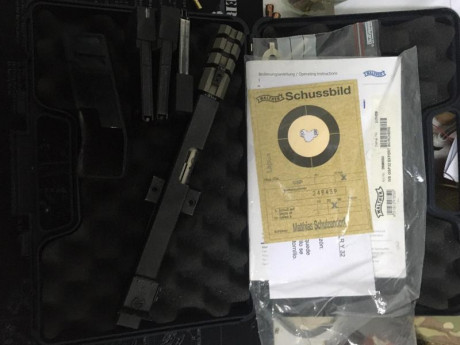 Antes de que me arrepienta, vendo por necesidad un carro .32 wc para pistola Walther GSP expert. Incluye 01
