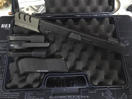 Antes de que me arrepienta, vendo por necesidad un carro .32 wc para pistola Walther GSP expert. Incluye 00
