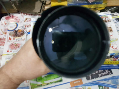 vendo viejo telescopio meopta 25 x70 , necesitaria una buena limpieza interior ,  se ven  flechas  a 90 01