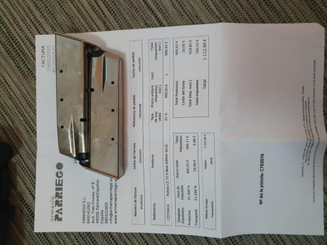 VENDIDA. CERRAR.

Vendo pistola  CZ 75 B New Edition, de enero 2020. 
Calibre 9 mm parabellum. Utilizada 00