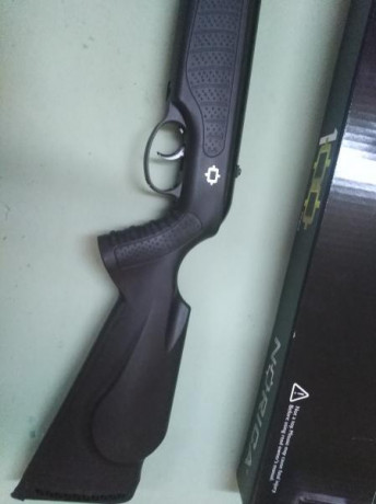 Vendo carabina Norica Spider Grs Calibre 4.5 con muy poco uso, no he llegado a gastar la caja de balines, 01