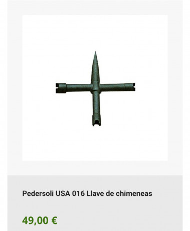 hola.
he perdido la llave para desmontar las chimeneas.
¿alguien sabe si las de Uberti o Pietta pueden 10
