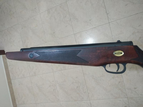 Hola, vendo Norica marvic gold en perfecto estado tanto de pavonado cómo de madera, solo le falta el cañón 00