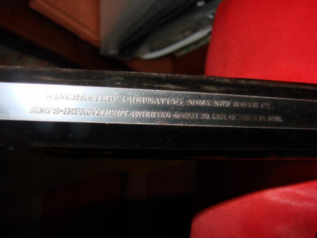 Vendo este Winchester 45/40 modelo 1873 fabricado en 1866, edición de lujo, del que se produjeron 14.000 00