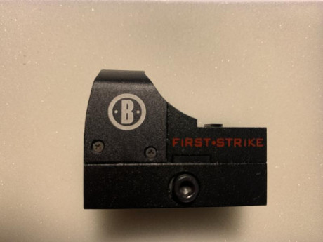 Sin uso, como nuevo. 5 MOAS
https://www.blackrecon.com/punto-rojo-bushnell-first-strike.html
Precio nuevo 01