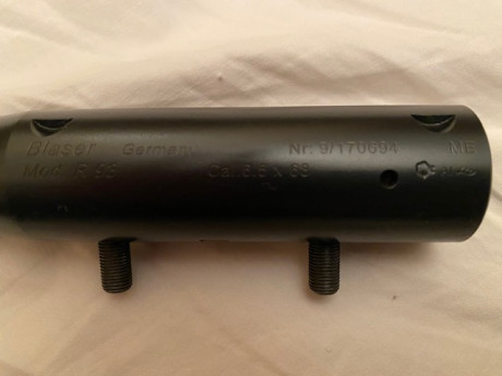 NUEVO PRECIO !! 750€  Cañon Blaser R93 de calibre 6,5x68 con cargador y cabezal para calibres ME ( medium 00