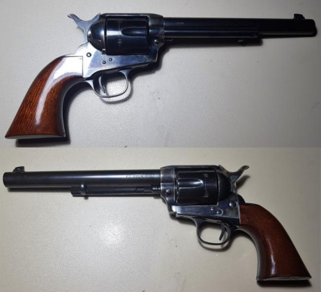 Se trata del clásico de 7½” de cañón que se usa extensivamente para Piñal, pero tiene una ventaja especial 00