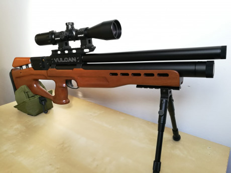 Hola... vendo carabina vulcan tactic calibre 6,35 en perfecto estado, se incluye maletín rígido sonda 01