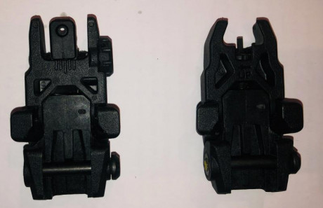 Se venden estas excelentes miras abatibles MAGPUL MBUS en color negro.
Se trata de las miras originales 00