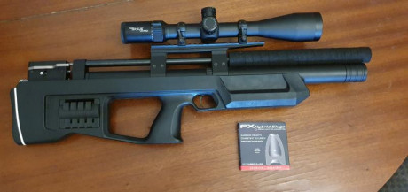 Vendo kalibrgun cricket bien cuidada por no usar y tener otras, cañon de 450mm cz, 2 cargadores y visor 01