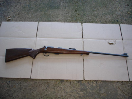 CARABINA CZ MOD 452-2E ZKM DE CALIBRE 22 CON SU FUNDA Y EN PERFECTO ESTADO DE FUNCIONAMIENTO.
POR 350€ 00