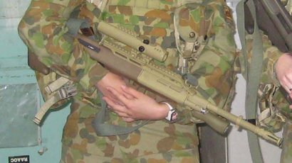 Australian Defense Forces y su Steyr AUG, parace ser que estan plenamente convencidos con su arma (no 30