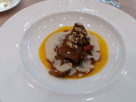 Hoy para comer acelgas hervidas y chuletón de vaca gallega vieja con seis semanas de maduración en cámara 00