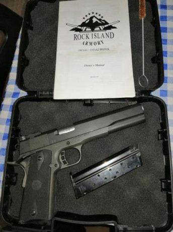 Buenas compañeros, vendo esta magnífica pistola de precisión.

Se trata de una Rock Island Armory de 9 02