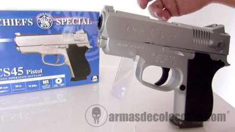 Compro pistola Smith and Wesson calibre 45 CS guiada F 00