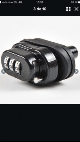 Candado de seguridad para armas cortas y largas, con sistema de combinación de 3 dígitos 10€ Vendido :duelo: 01