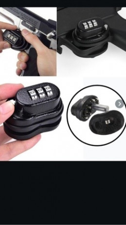 Candado de seguridad para armas cortas y largas, con sistema de combinación de 3 dígitos 10€ Vendido :duelo: 00