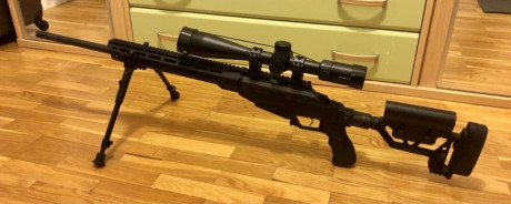 Se vende rifle tikka t3 tac 308 Win, como nuevo, apenas usado, menos de 300 tiros.
Se vende con un pequeño 01