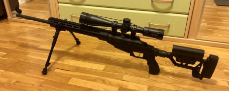 Se vende rifle tikka t3 tac 308 Win, como nuevo, apenas usado, menos de 300 tiros.
Se vende con un pequeño 01